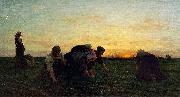 Jules Breton Weeders oil painting